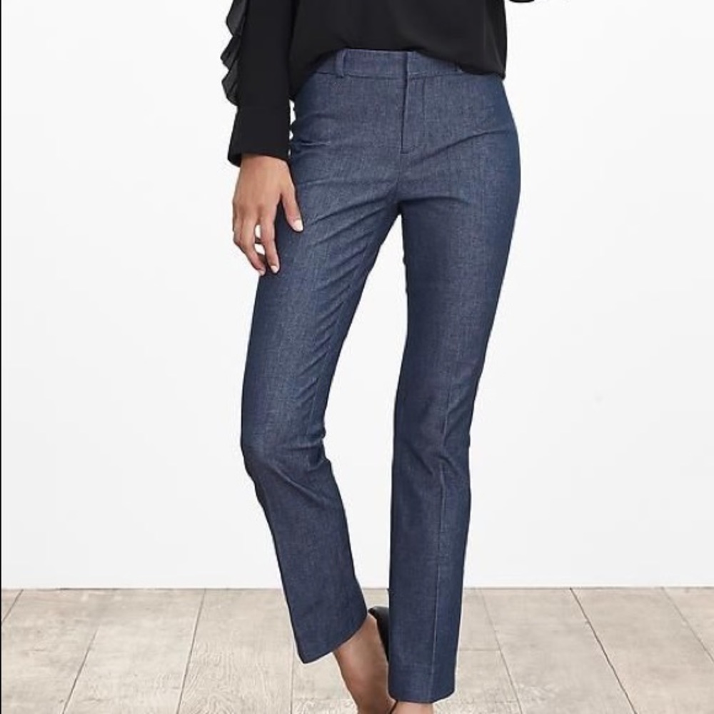 Banana Republic 🏙 Sloane dark chambray pants